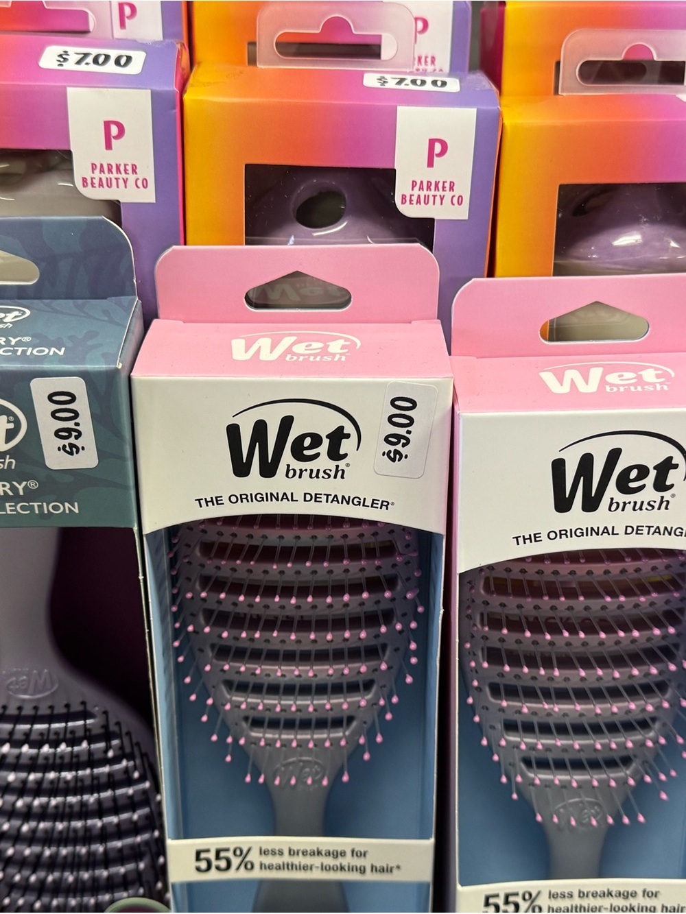 Wet Brush Original Detangler‎ - Pink/Gray